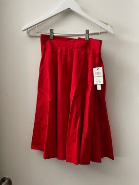 Amanda & Chelsea Red A-Line Skirt
